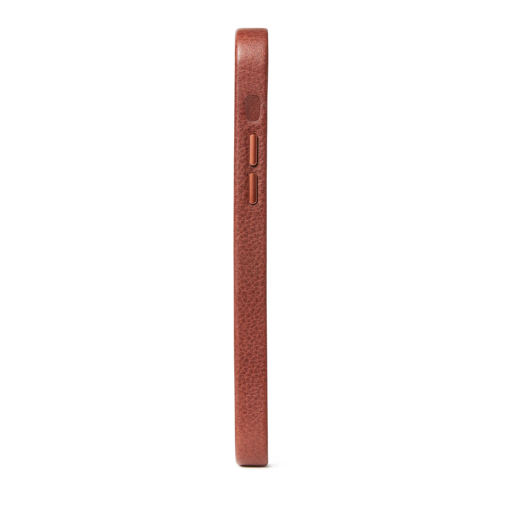 Чехол Decoded Leather Backcover - MagSafe для iPhone 12/12 Pro, кожа, коричневый